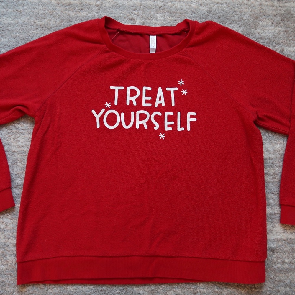 Xhilaration “Treat Yourself” Sweatshirt Target  XL